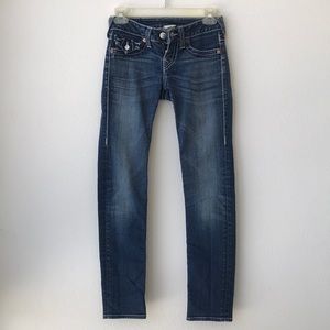 True Religion Straight Leg Jeans Size 25